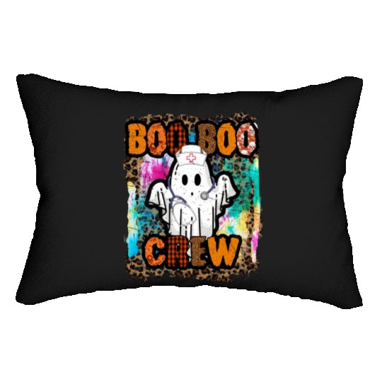 Halloween Boo Boo Crew Tie Dye Lumbar Pillows
