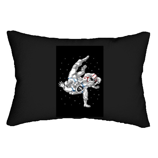 Astronauts Jiu-Jitsu Wrestling Lumbar Pillows