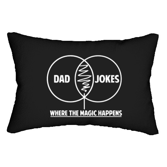 DAD JOKES Lumbar Pillows