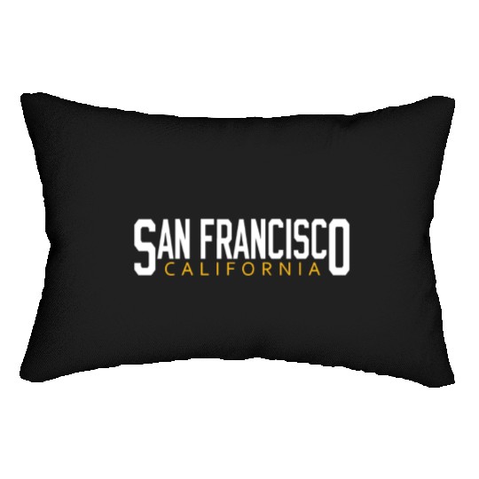 san francisco california Lumbar Pillows