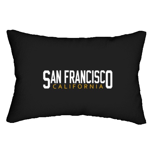 san francisco california Lumbar Pillows