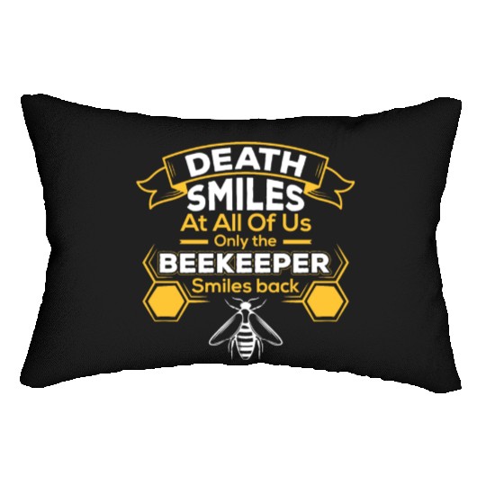 Smiles At Us Beekeeper Lumbar Pillows