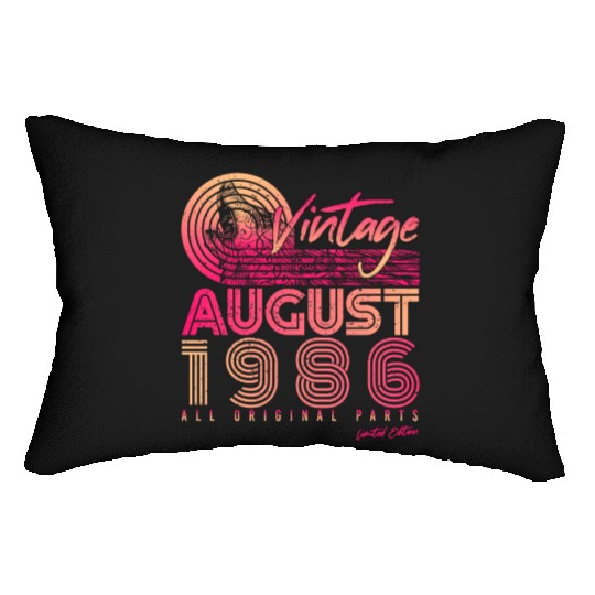 Year Of Construction In August 1986 Lumbar Pillows