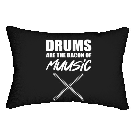 Bacon of Music Instrumentalist Gift Lumbar Pillows