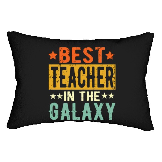 Best Teacher Ever Teacher Gift Lumbar Pillows