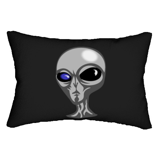 Roswell New Mexico Grey Alien Lumbar Pillows