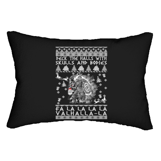 Deck The Halls Fa Valhalla La Lumbar Pillows