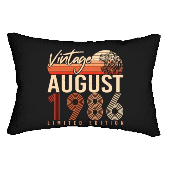 Year Of Construction 1986 In August Lumbar Pillows