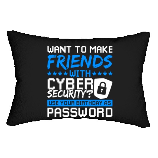 Cyber Security Password hacking Lumbar Pillows