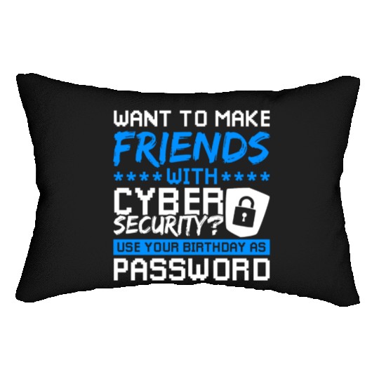Cyber Security Password hacking Lumbar Pillows