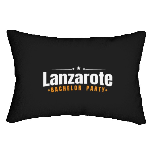 Bachelor Party Lumbar Pillows Lanzarote Pre Wedding