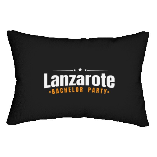 Bachelor Party Lumbar Pillows Lanzarote Pre Wedding