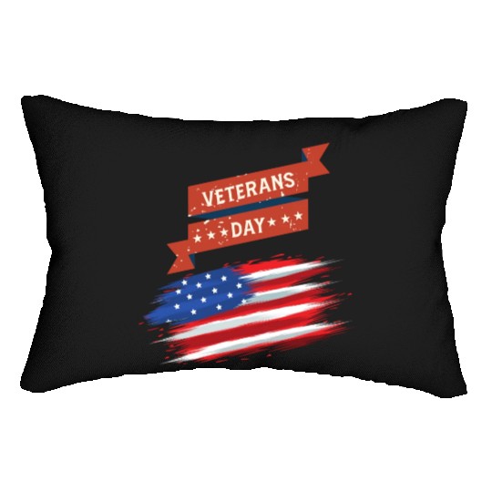 Thank You Veterans l Veterans Day Gift Idea Lumbar Pillows