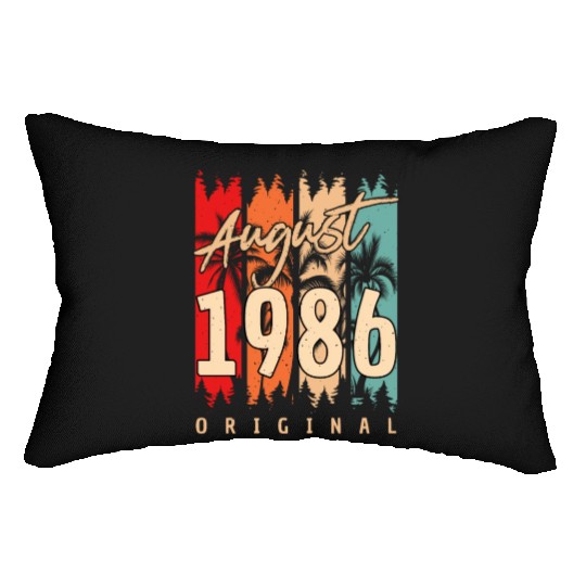 Gift Idea For August 1986 Lumbar Pillows