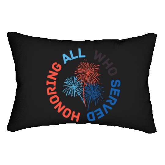 Thank You Veterans l Veterans Day Gift Idea Lumbar Pillows
