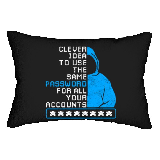 Password hacking Cyber Security Lumbar Pillows