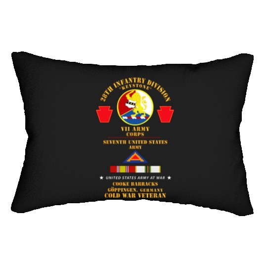 Army 28th Inf Div VII Corps 7th Army Goppingen Ger Lumbar Pillows