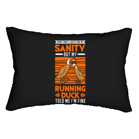 Running Duck Sanity Lumbar Pillows