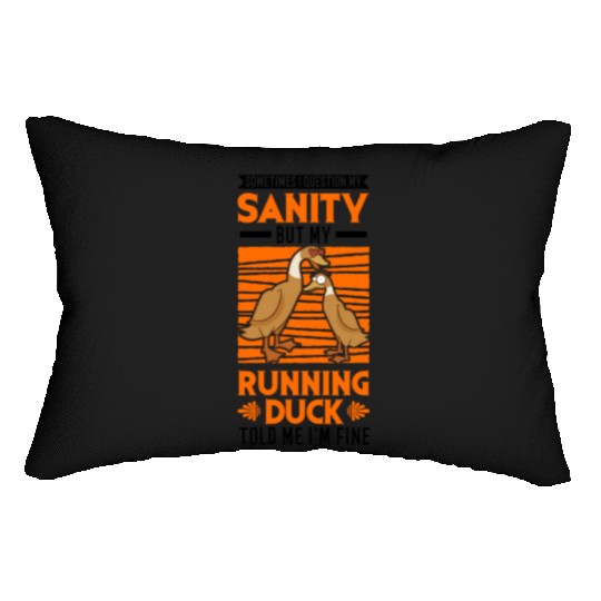 Running Duck Sanity Lumbar Pillows