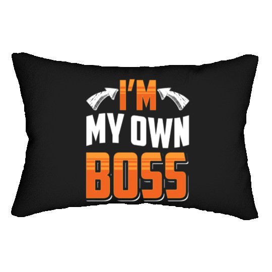 I'm My Own Boss Business Owner CEO Founder Lumbar Pillows
