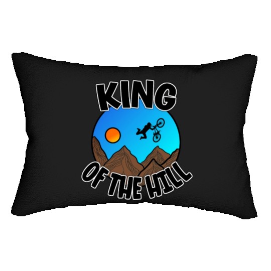 King Of The Hill - Cyclist Gift Lumbar Pillows