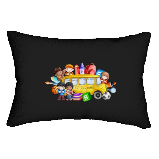 Back to School Lumbar Pillows