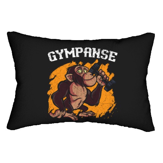 Gympanse Chimpanzee Monkey Animal Zookeeper Lumbar Pillows