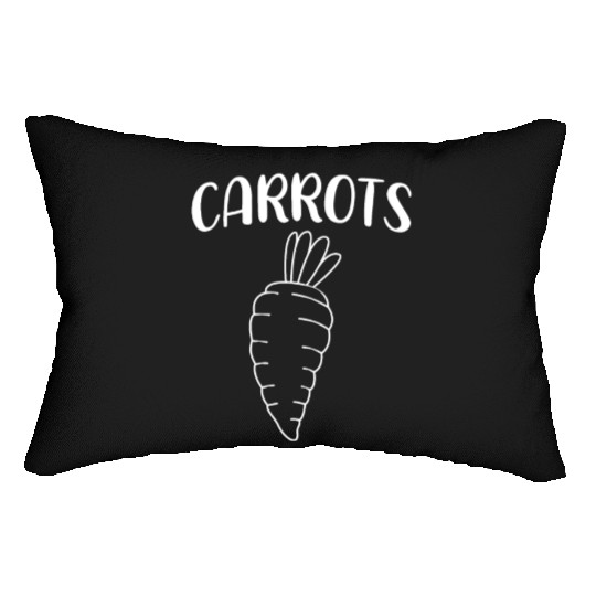 Root Vegetable Crop Carrot Lumbar Pillows