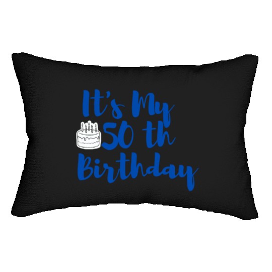 it x27 s My 50th Birthday Essential Lumbar Pillows