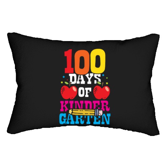 100 Days Of Kindergarten Sweet Cute Sayings Team Lumbar Pillows