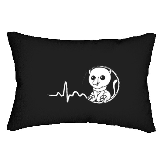 Proboscis Monkey Heartbeat Ape Wildlife Zookeeper Lumbar Pillows