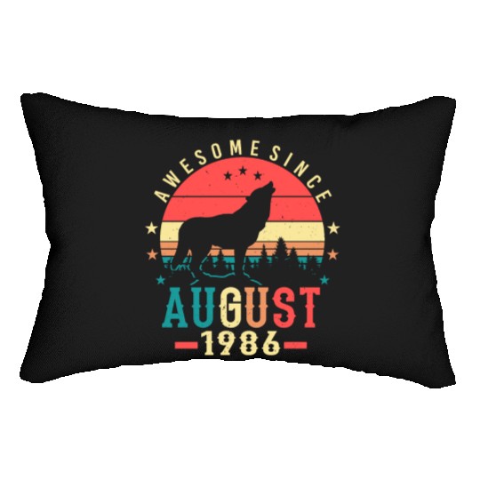 Year Of Construction 1986 In August Lumbar Pillows