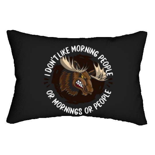 Moose Elk Hunting Lumbar Pillows