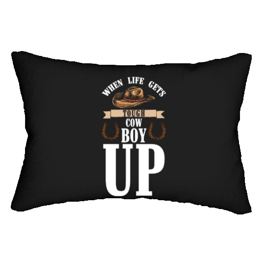 Western Revolver Sheriff Star America Lumbar Pillows