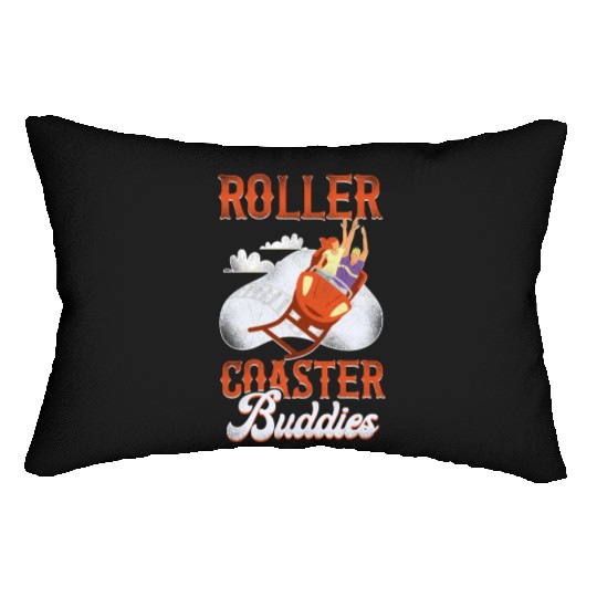 Roller Coaster Friends Besties Lumbar Pillows