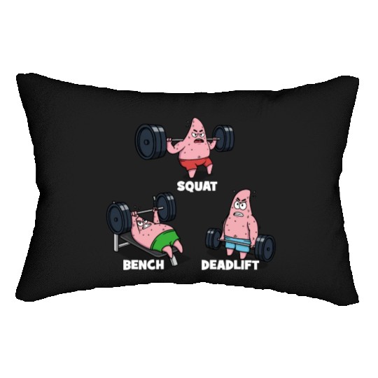 Majin Buu vs Patrick - Funny Anime Gym Lumbar Pillows