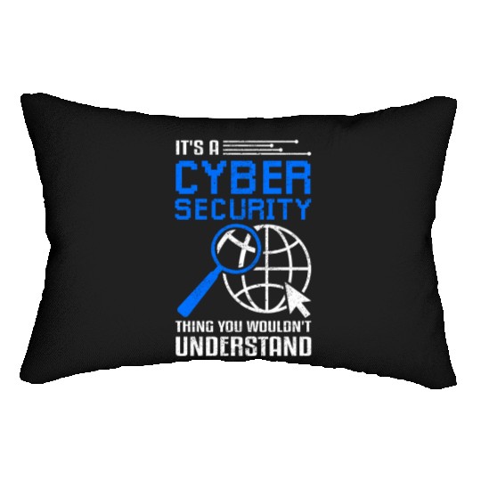 Cyber Security Funny Ethical Hacker Lumbar Pillows