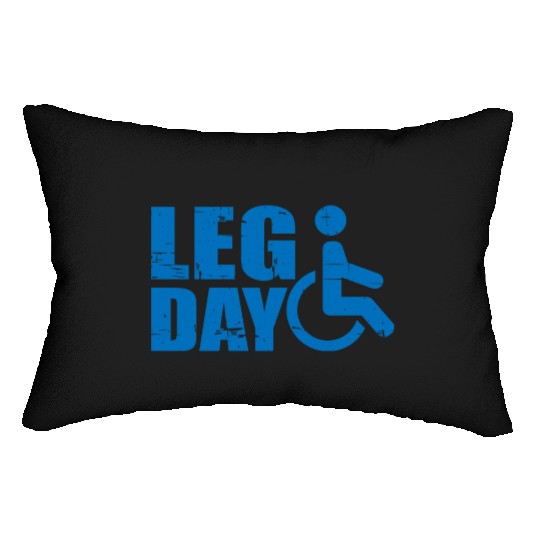 Leg Day Handicapped Wheelchair 19 Lumbar Pillows