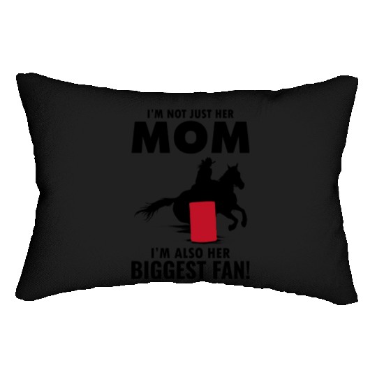 Barrel Racer Racing Horse Riding Mom Mothers day Lumbar Pillows