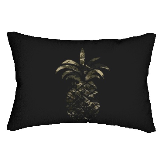 Distressed Camo Camouflage Eapple Lover Birthday Lumbar Pillows