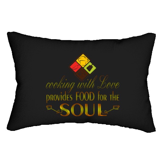 Cooking with love Lumbar Pillows
