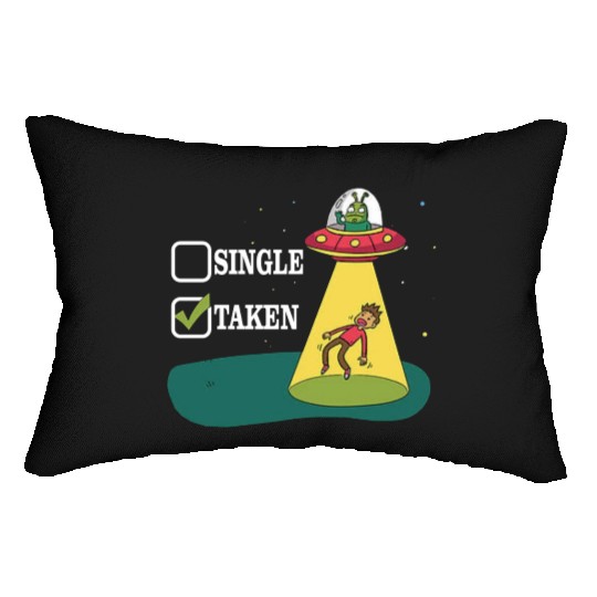 Abduct Horror Green Lumbar Pillows