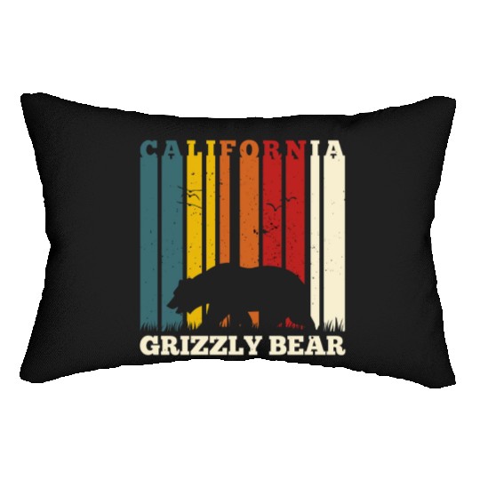 California Bear Retro Lumbar Pillows