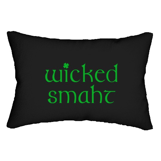 Wicked Smaht Irish Boston Lumbar Pillows