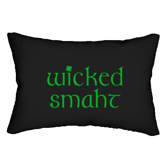 Wicked Smaht Irish Boston Lumbar Pillows