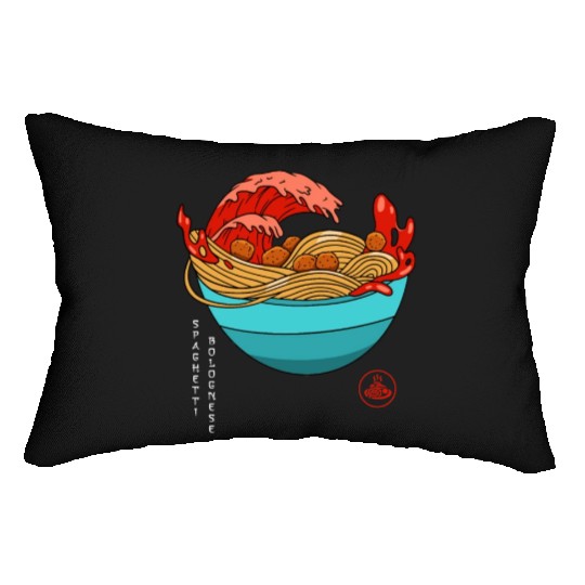 Spaghetti Bolognese - Italian Noodles - Japanese R Lumbar Pillows