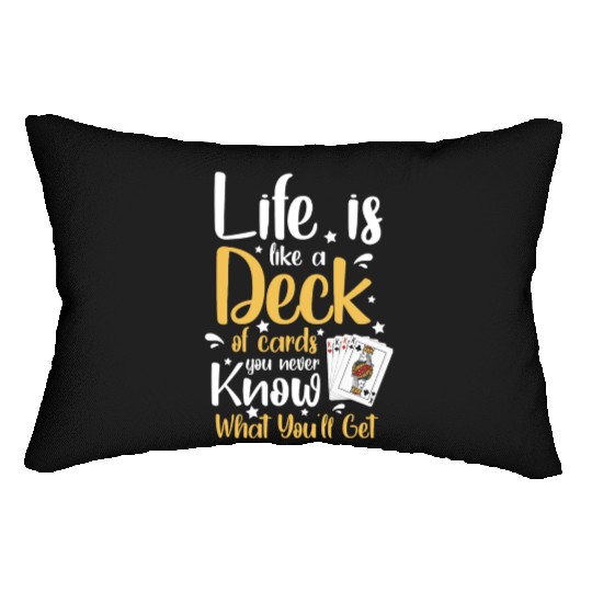 Poker Doppelkopf Playing Cards Play Lumbar Pillows