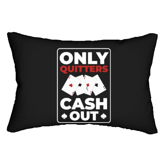 Poker Card Skat Play Lumbar Pillows