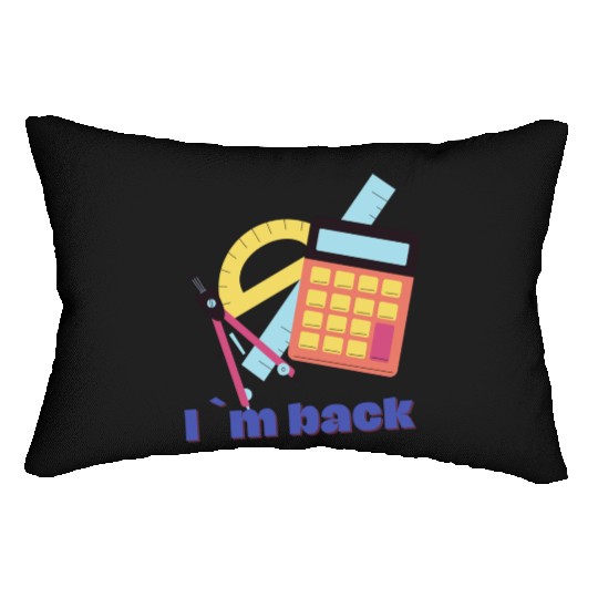 Back to school day Funny Lumbar Pillows
