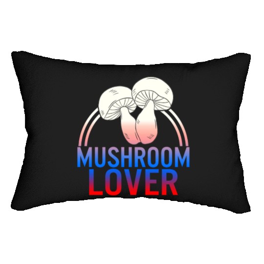 Fungi Lumbar Pillows, The Mushroom Lover Lumbar Pillows, Funny